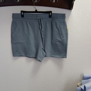Women's Athletic Shorts in Slate Blue